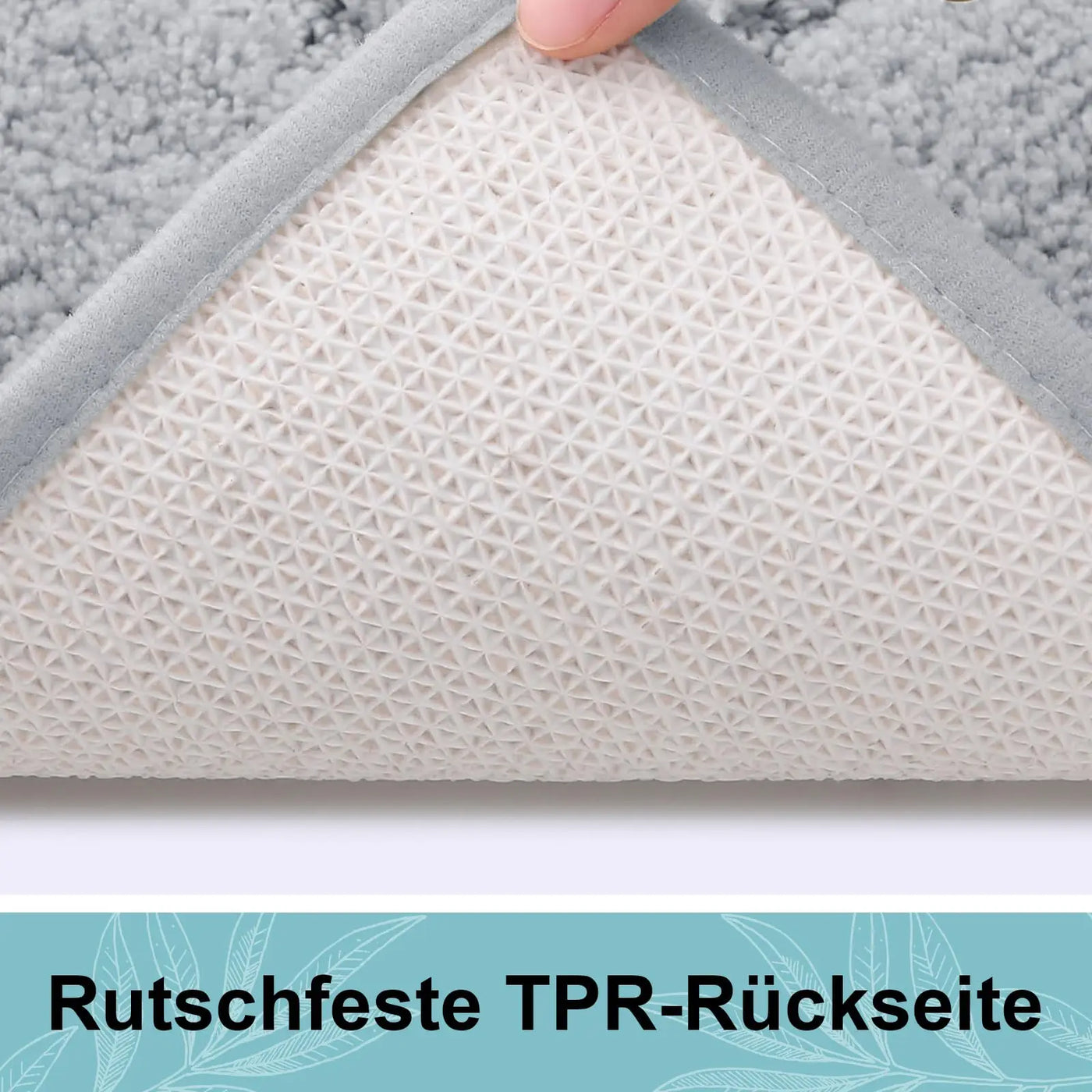 Tapis de bain gris