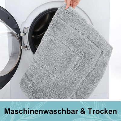 Tapis de bain gris