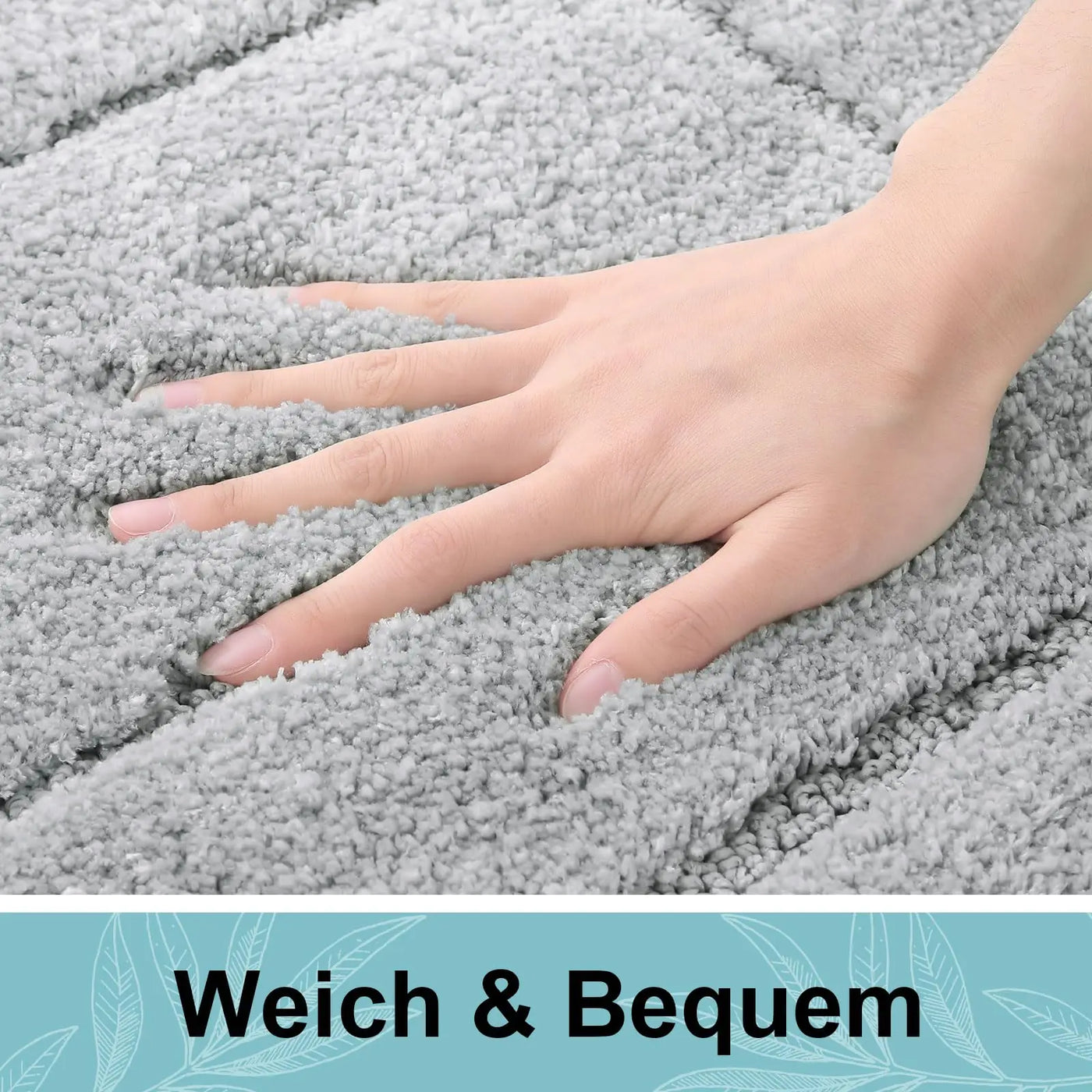 Tapis de bain gris