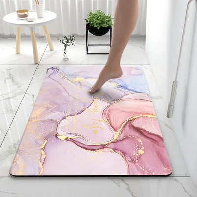 Tapis de Bain en Pierre Diatomite